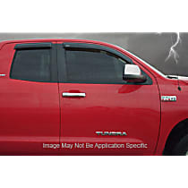 Front, Driver and Passenger Side, Window Visor, Standard Cab Pickup, Smoke