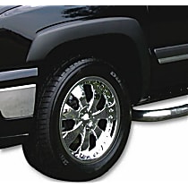 8610-5 Front and Rear, Driver and Passenger Side Fender Flares, Black Original Riderz Series