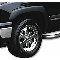 8612-5 Front and Rear, Driver and Passenger Side Fender Flares, Black Original Riderz Series