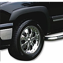 8616-2 Front and Rear, Driver and Passenger Side Fender Flares, Black Original Riderz Series