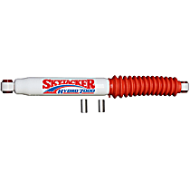 Steering Stabilizer, White With Red Boot - 