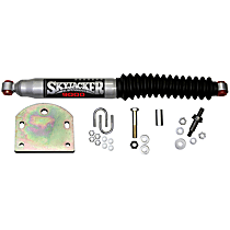 Steering Stabilizer, 4WD, Silver With Black Boot - 