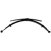 Rear, Driver or Passenger Side Leaf Spring, 4WD, Lift Height 5-8 in.; Single; Factory Block Can Be Removed To Reduce Lift 2 in.