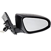 Passenger Side Mirror, Power, Power Folding, Heated, Paintable, In-housing Signal Light, Without memory, Without Puddle Light, Without Auto-Dimming, Without Blind Spot Feature