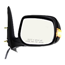Passenger Side Mirror, Power, Manual Folding, Non-Heated, Paintable, In-housing Signal Light, Without memory, Without Puddle Light, Without Auto-Dimming, Without Blind Spot Feature