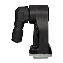 TPMS Sensor - Universal, Clamp-in Programmable 90° EZ-sensor w/ Angled Black Valve