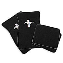 ACC-FM-EMB-BK Rubber Floor Kit - Black, Nylon, Direct Fit, Kit
