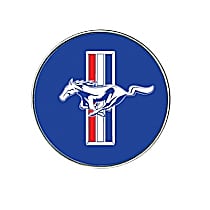 Emblem - Blue, Aluminum, Key Chain, Universal, Sold Individually