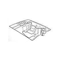 C5ZZ-17601-5 Washer Hose - Direct Fit, Sold individually