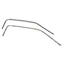 C5ZZ-63517A10-1 Direct Fit Roof Drip Molding, 2 pieces