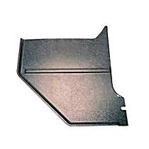 C5ZZ-65023445BK Kick Panel - Black, Direct Fit, Set of 2