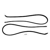 C5ZZ-6520530-1A Door Seal - 2 pieces