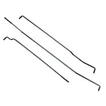C5ZZ-65213452LH Direct Fit Door Latch Rod, 3 Pieces