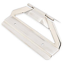 C6TZ-13585-S License Plate Frame - Stainless Steel, Direct Fit, Sold Individually