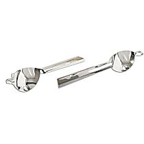 C6ZZ-8390-A-B Direct Fit Grille Molding, Set of 2