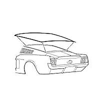C7ZZ-6342084-A Glass Seal - Direct Fit