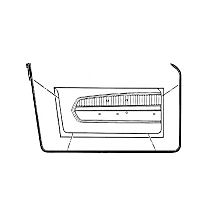 C7ZZ-6520530-1A Door Seal - 2 pieces