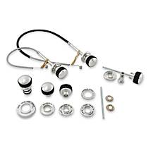 C8TZ-10852-MKBL Dash Knob Kit - Direct Fit, 15 Pieces