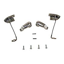 C9ZZ-6330204-52 Direct Fit Quarter Panel Glass Latch, Pair