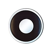 S1MS-3623-A-6 Horn Button - Chrome/Black, Plastic, Direct Fit