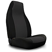 K020-D2-96CB GrandTex Series Front Row Seat Cover - Charcoal Insert With Black Sides (Mfr. Color), Custom Fit