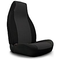 K020-E9-06CB GrandTex Series Front Row Seat Cover - Charcoal Insert With Black Sides (Mfr. Color), Custom Fit