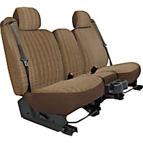 K022-50-0TBN Duramax Tweed Series Front Row Seat Cover - Brown, Custom Fit