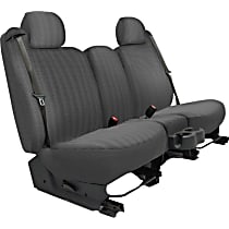 K025-12-0TCH Duramax Tweed Series Front Row Seat Cover - Charcoal (Mfr. Color), Custom Fit