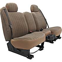 K321-25-0RTN Second Row Seat Cover, Tan, Made of Velour, Solid Design, 60/40 Split Backrest And Cushion Plush Regal Series