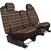 K321-25-0SMN Second Row Seat Cover, Maroon, Made of Tweed, Southwest Design, 60/40 Split Backrest And Cushion Southwest Sierra Series