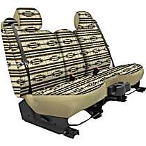 K321-25-0STN Second Row Seat Cover, Tan, Made of Tweed, Southwest Design, 60/40 Split Backrest And Cushion Southwest Sierra Series