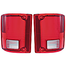 Driver and Passenger Side Tail Light Lens