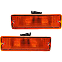 Front, Driver and Passenger Side Turn Signal Light, With bulb(s)