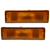 Front, Driver and Passenger Side Turn Signal Light, With bulb(s)