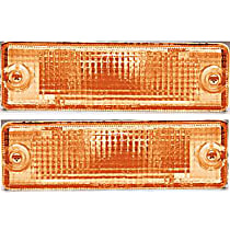 Front, Driver and Passenger Side Turn Signal Light, With bulb(s)