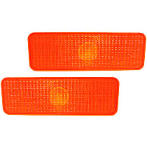 Driver and Passenger Side, Turn Signal Lens, Set of 2