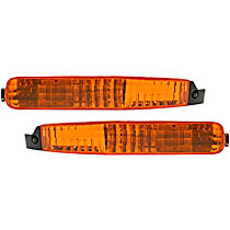 Front, Driver and Passenger Side Turn Signal Light, With bulb(s)