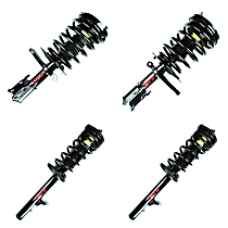 Front and Rear, Driver and Passenger Side Fully Loaded Strut