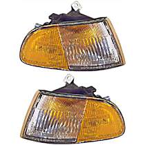 Driver and Passenger Side Halogen Corner Light, With bulb(s)