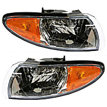 Driver and Passenger Side Halogen Corner Light, Without bulb(s)
