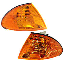 Driver and Passenger Side Halogen Corner Light, With bulb(s)