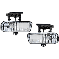 Front, Driver and Passenger Side Fog Lights, With Bulb(s), Halogen