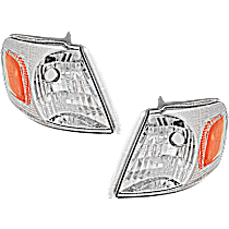 Driver and Passenger Side Halogen Corner Light, Without bulb(s)