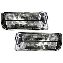 Front, Driver and Passenger Side Turn Signal Light, Without bulb(s)