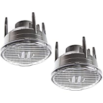 Front, Driver and Passenger Side Turn Signal Light, Without bulb(s)