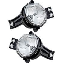 Front, Driver and Passenger Side Fog Lights, With Bulb(s), Halogen