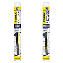 Front Latitude Water Repellency 2-n-1 Series Wiper Blades, Driver and Passenger Side - 17 in.