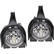 Front, Driver and Passenger Side Fog Lights, With bulb(s), Halogen, Wiring harness not included