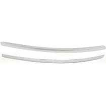 Front, Driver and Passenger Side Bumper Trims, Chrome