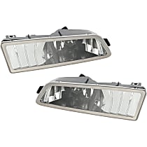 Front, Driver and Passenger Side Halogen Fog Light, With bulb(s), OE Replacement